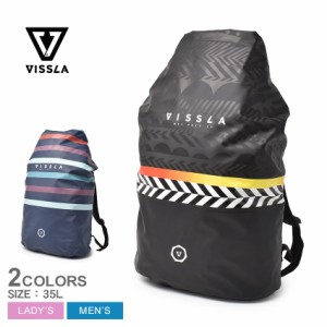 ヴィスラ バッグ レディース メンズ セブンシーズ 35L ドライバックパック ブラック 黒 ネイビー 紺 VISSLA MABGUSDP 鞄 リュックサック 