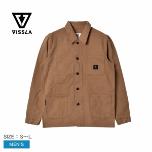 ヴィスラ ジャケット メンズ シェイパーチョア― コート M705QSHA VISSLA SHAPER CHORE COAT ベージュ アウター トップス ブランド ショ