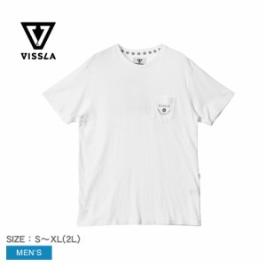 ヴィスラ 半袖Tシャツ メンズ ハンドピックド SS ポケットティー ホワイト 白 VISSLA M4821HAN トップス カットソー ブランド 半袖 Tシャ