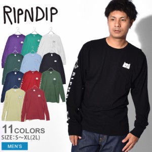 RIPNDIP 長袖Ｔシャツ メンズ ロードナーマル ロングスリーブ Tシャツ ブラック 黒 リップンディップ RND4165 RND4166 RND1416 tシャツ 