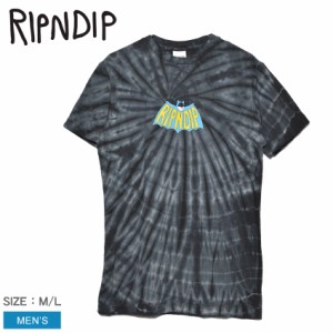 リップンディップ 半袖Tシャツ メンズ CATMAN TEE ブラック 黒 【ゆうパケット可】 RIPNDIP RND4963 ウエア トップス クルーネック ブラ