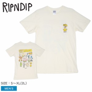 リップンディップ 半袖Tシャツ メンズ KNOW UR SHROOMS TEE ベージュ RIPNDIP RND9953 ウエア トップス クルーネック ブランド ストリー