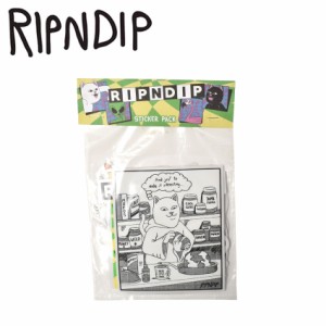 リップンディップ ステッカー レディース メンズ SID STICKER PACK マルチカラー RIPNDIP RND7146 10種類 文具 ブランド スケーター スケ