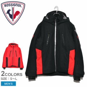 ロシニョール アウター メンズ フォンクション スキー ジャケット ブラック 黒 レッド 赤 ROSSIGNOL RLJMJ05 長袖 上着 スポーティ スポ