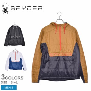 スパイダー パーカー メンズ グリッサード アノラック フーディ ホワイト 白 ブラック 黒 ブラウン SPYDER 204047 ダウン ジャケット ア