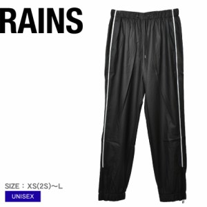 レインズ パンツ ユニセックス CLASSIC RAIN REG PANT REFLECTIVE ブラック 黒 RAINS 18570 ウエア レインパンツ レインボトム ボトムス 