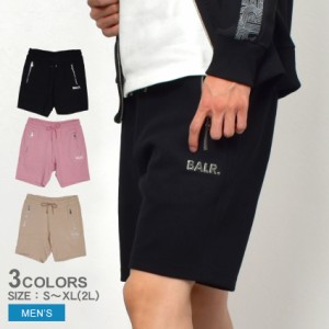 ボーラー ボトムス メンズ Q SERIES SWEAT SHORT PANT ブラック 黒 ページュ ピンク BALR. B1431.1003 ウエア ショートパンツ ハーフパン