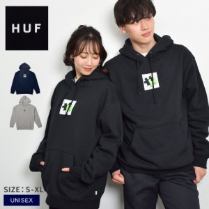 ハフ スウェット レディース メンズ MIS-FIT プルオーバー フーディ ブラック 黒 グレー ネイビー 紺 HUF PF00520 ウェア トップス 長袖 