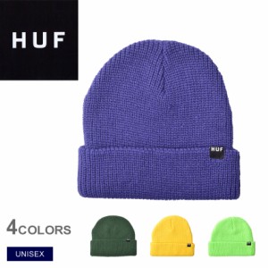 ハフ ニット帽 レディース メンズ ユージュアル ビーニー グリーン ゴールド ネイビー HUF BN00060 帽子 ニットキャップ キャップ ロゴ 