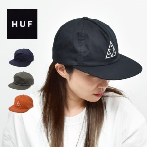 ハフ キャップ レディース メンズ SET TT SNAPBACK ブラック 黒 ネイビー 紺 HUF HT00715 フラットバイザー スナップバック ストリート 