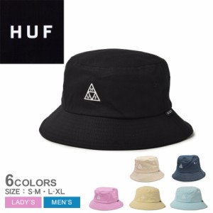 ハフ 帽子 レディース メンズ HUF SET TRIPLE TRIANGLE BUCKET HAT ブラック 黒 ベージュ HUF HT00717 ユニセックス バケハ ストリート 