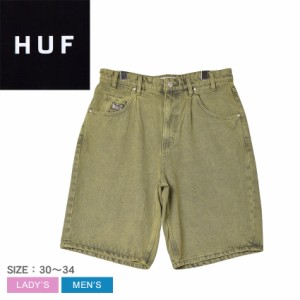 ハフ パンツ レディース メンズ CROMER SHORT グリーン 緑 HUF PT00317 ボトムス ズボン ショートパンツ ハーフパンツ 短パン 半ズボン 