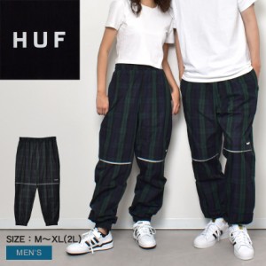 ハフ ボトムス メンズ CAMDEN PLAID TRACK PANT ネイビー 紺 HUF PT00277 ロングパンツ トラックパンツ パンツ チェック柄 チェック ブラ