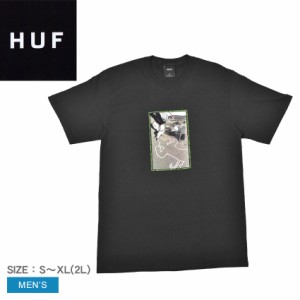 ハフ 半袖Tシャツ メンズ クラッシュ Tシャツ ブラック 黒 HUF TS02048 ウエア トップス CRAILTAP クレイルタップ コラボ コラボレーショ