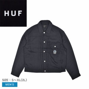 ハフ ジャケット メンズ BENNINGTON TRUCKER JACKET ネイビー 紺 HUF JK00399 ウェア トップス 長袖 上着 ロングスリーブ アウトドア ス