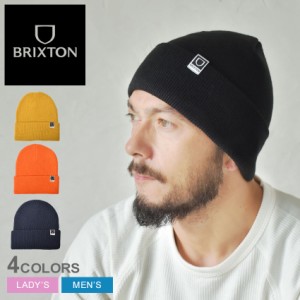 【ゆうパケット可】ブリクストン 帽子 レディース メンズ HARBOR BETA WATCH CAP BEANIE ブラック 黒 ネイビー 紺 イエロー 黄 オレンジ 