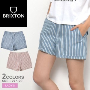 ブリクストン ハーフパンツ レディース VANCOUVER SHORT PANT ブルー 青 レッド 赤 ホワイト 白 BRIXTON 04825 ショートパンツ ウォーク