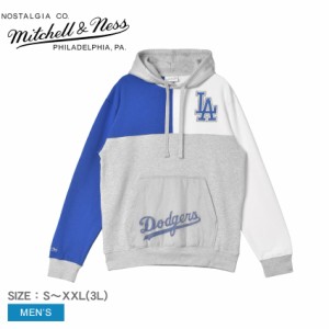 ミッチェルアンドネス プルオーバーパーカー メンズ MLB L.DODGERS S／S HOOD マルチ MITCHELL ＆ NESS FPHD4991-LADYYPPPGHRY ウェア ウ