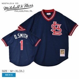 ミッチェルアンドネス ユニフォーム メンズ オジースミスセントルイスカージナルス1994 ネイビー MITCHELL ＆ NESS ABPJ3034-SLC94OSMNAV