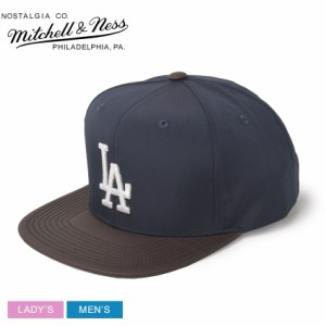 ミッチェルアンドネス ベースボールキャップ レディース メンズ Heat Up Snapback Los Angeles Dodgers ネイビー 紺 MITCHELL ＆ NESS HH