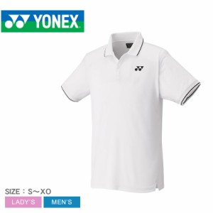 ヨネックス 半袖シャツ レディース メンズ ユニゲームシャツ （フィットスタイル） ホワイト 白 YONEX 10500Y カジュアル 半袖 トップス 
