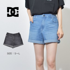 DCシューズ ショートパンツ レディース 22 WS DENIM SHORT ブラック 黒 ブルー DCSHOECOUSA LWS221302 ボトムス ズボン ショート おしゃ