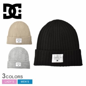 【ゆうパケット可】DCシューズ 帽子 レディース メンズ 22 DOUBLE WATCH BEANIE ブラック 黒 グレー ベージュ DCSHOECOUSA DBE224250 ニ