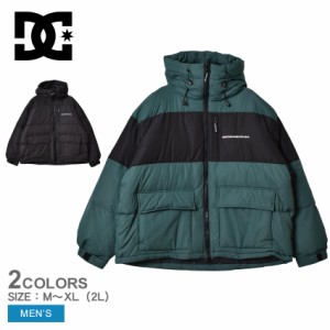 DCシューズ ダウンジャケット メンズ 22 DOWN HOODED JACKET ブラック 黒 グリーン 緑 DCSHOECOUSA DJK224049 アウター ダウン 速乾　耐