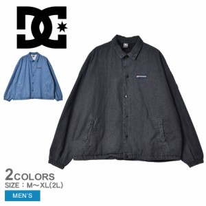 DCシューズ アウター メンズ 23 COACH JACKET ブルー 青 ブラック 黒 DCSHOECOUSA DJK231021 上着 羽織り 長袖 コーチジャケット ジャケ