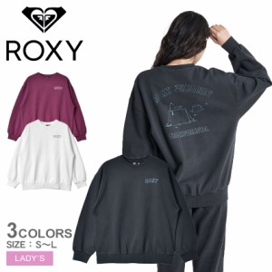 ロキシー スウェット レディース スウェットトップ PEANUTS PULLOVER ブラック 黒 ホワイト 白 パープル ROXY RPO224801 PEANUTS コラボ 