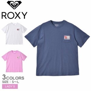 【ゆうパケット可】 ロキシー 半袖Tシャツ レディース PEANUTS GOOD WAVE S/S Tシャツ ホワイト 白 ネイビー 紺 ROXY RST231103 トップス