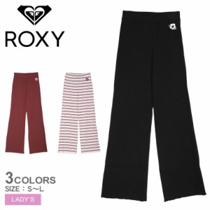 ロキシー パンツ レディース MY WAY HOME PANTS リラックスパンツ ブラック 黒 レッド 赤 ホワイト 白 ROXY RPT232027 ボトムス 長ズボン