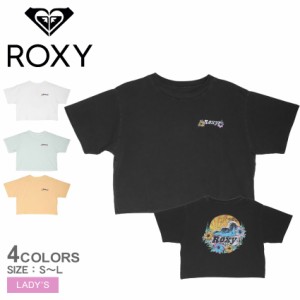 【ゆうパケット可】ロキシー 半袖Tシャツ レディース NEW WAVE Tシャツ ホワイト 白 ブラック 黒 ROXY RST232030 トップス 半袖 Tシャツ 