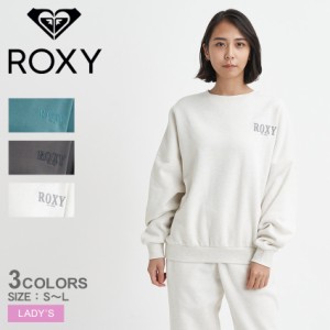 ロキシー スウェット レディース JIVY PULLOVER スウェット トップ グレー ブラック 黒 ROXY RPO234020 ウエア 長袖 スエット トップス 