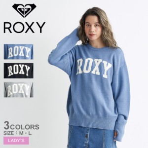 ロキシー ニット レディース WEEKEND PULLOVER KNIT ニット トップ グレー ブラック 黒 ROXY RSR234627T セーター トップス ウエア ロン