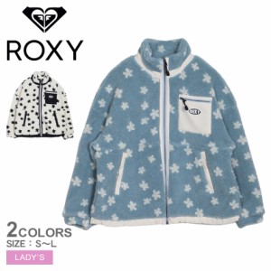 ロキシー ボアジャケット レディース CREIL BOA ZIP ホワイト 白 アイボリー ブルー 青 ROXY RJK234008 アウター ジャケット ボア もこも