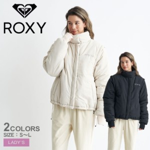 ロキシー 中綿ジャケット レディース STAY WARM JACKET ブラック 黒 ホワイト 白 ROXY RJK234628T アウター ジャケット 中綿 防寒 上着 