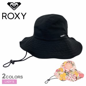 ロキシー バケットハット レディース SURFCAMP SAFARI HAT ブラック 黒 ピンク ROXY RSA242704 帽子 ぼうし バケハ チューリップハット 