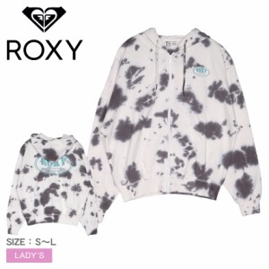 ロキシー パーカー レディース BACK LOGO ZIP スウェット トップ グレー ROXY RZP234023 上着 羽織 長袖 トップス スエット 裏毛 タイダ