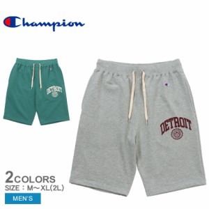 チャンピオン ハーフパンツ メンズ ショーツ グレー グリーン 緑 CHAMPION C3-Z513 ボトムス パンツ ショートパンツ ショート丈 ブランド