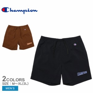 【ゆうパケット可】チャンピオン ハーフパンツ メンズ ショーツ ブラック 黒 CHAMPION C3-Z504 ボトムス パンツ ショートパンツ 短パン 