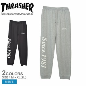 スラッシャー スウェットパンツ メンズ シンス 1981 スウェットパンツ ブラック 黒 ホワイト 白 グレー THRASHER TH97116 ウエア パンツ 