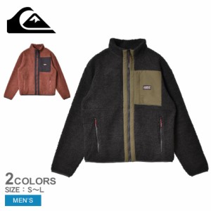 クイックシルバー ジャケット メンズ SHALLOW WATER ボアフリースジャケット カーキ ブラウン QUIKSILVER EQYFT04682 ブランド ボアジャ