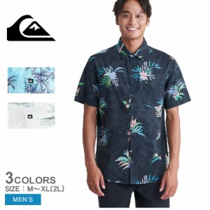 クイックシルバー 半袖シャツ メンズ APERO CLASSIC SS ホワイト 白 ネイビー 紺 QUIKSILVER AQYWT03312 トップス ウェア ウエア カジュ