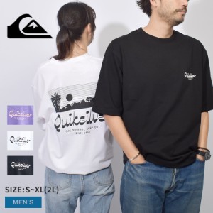 クイックシルバー 半袖Tシャツ メンズ ISLAND MODE ST ブラック 黒 ホワイト 白 QUIKSILVER QST242007 ウェア トップス カジュアル サー