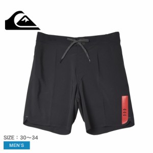 【ゆうパケット可】クイックシルバー ボードショーツ メンズ HIGHLINE PRO SCALLOP 19 ブラック 黒 レッド 赤 QUIKSILVER AQYBS03636 ブ