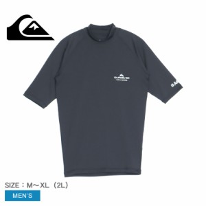 【ゆうパケット可】クイックシルバー ラッシュガード メンズ ブラック 黒 QUIKSILVER QLY245025 ウェットスーツ トップス サーフィン サ