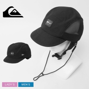 クイックシルバー サーフキャップ レディース メンズ UV WATER SURF CAP ブラック 黒 QUIKSILVER QSA241719 帽子 サーフ ブランド カジュ