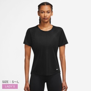  【ゆうパケット可】ナイキ 半袖Tシャツ レディース Dri-FIT ワン ブリーズ ブラック 黒 ホワイト 白 NIKE DM9928 ウエア トップス ブラ