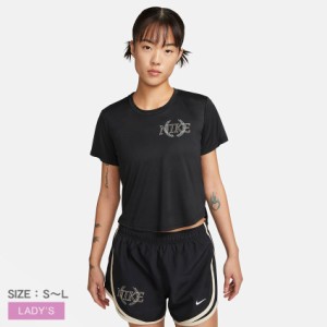  【ゆうパケット可】ナイキ 半袖Tシャツ レディース グラフィック ショートスリーブ クロップ トップ ブラック 黒 NIKE DX0183 ブランド 